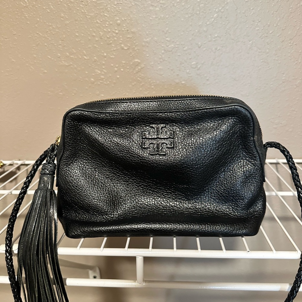 Tory Burch Black Leather Cross Body